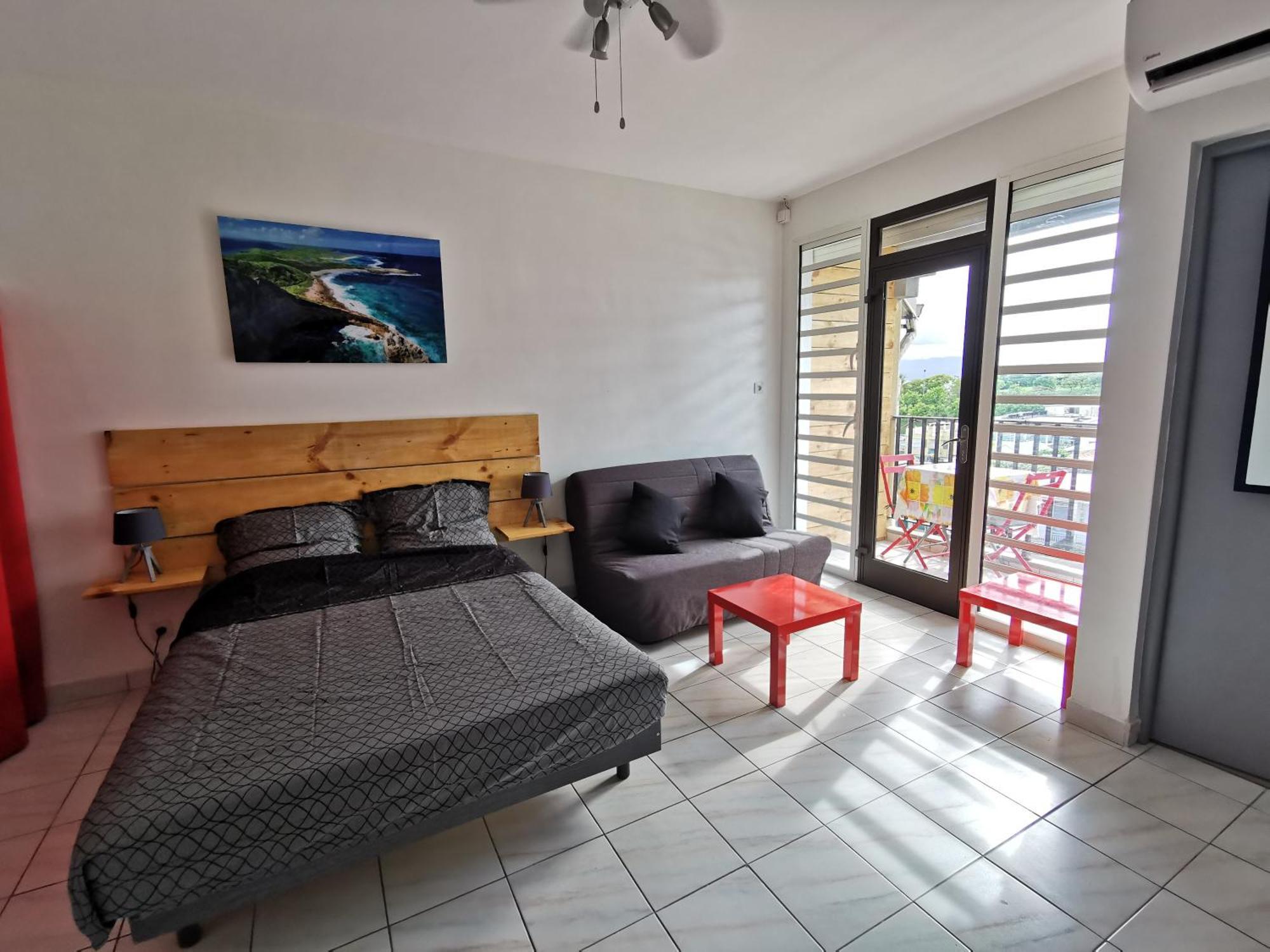 Appartement vue mer et montagne à 50m de la plage Le Gosier (Grande-Terre) Exterior foto